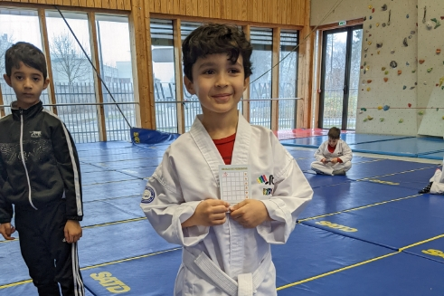 taekwon-do itf enfants progression