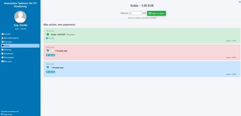 Inscrption en ligne Kananas 2